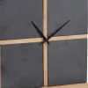 Horloge ardoise et bambou