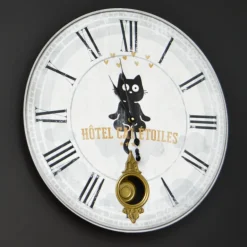 Horloge avec balancier Chats 58 cm (Un chat)