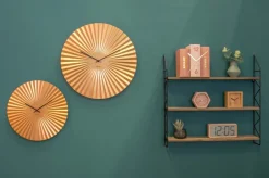 Horloge design en métal Sensu (Doré)