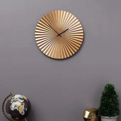 Horloge design en métal Sensu (Doré)