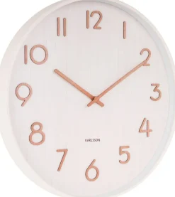 Horloge en bois Pure 40 cm (Blanc)