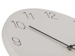 Horloge en métal chiffres gravés Charm (Gris clair)