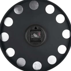 Horloge en métal chiffres gravés Charm (Noir)