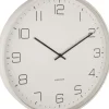 Horloge en métal Lofty 40 cm (Gris)