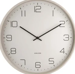 Horloge en métal Lofty 40 cm (Gris)