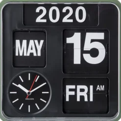 Horloge en plastique Mini Flip 24.5 cm (Vert)
