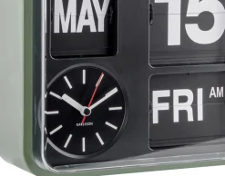 Horloge en plastique Mini Flip 24.5 cm (Vert)