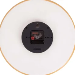 Horloge en porcelaine Plate 35 cm (Ocre jaune)