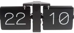 Horloge moderne Flip No Case (Noir)