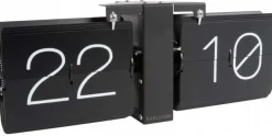 Horloge moderne Flip No Case (Noir)