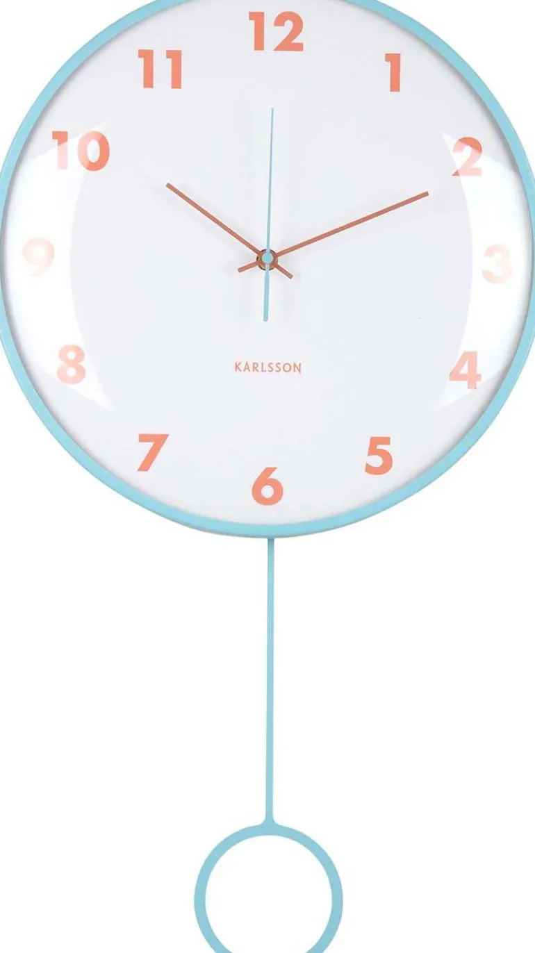 Horloge murale Cheeky Dome Pendulum (Bleu)