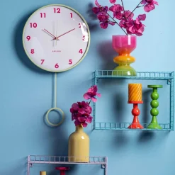 Horloge murale Cheeky Dome Pendulum (Vert)