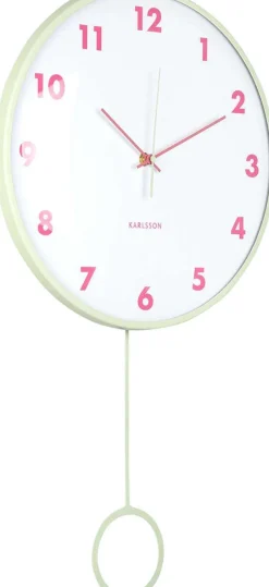 Horloge murale Cheeky Dome Pendulum (Vert)