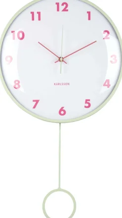 Horloge murale Cheeky Dome Pendulum (Vert)