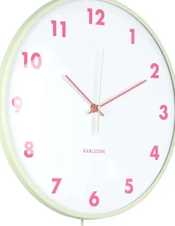 Horloge murale Cheeky Dome Pendulum (Vert)