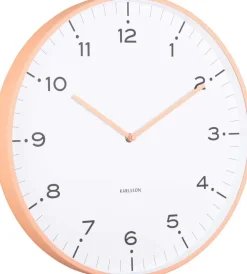 Horloge murale 40 cm Circus Rings (Orange)