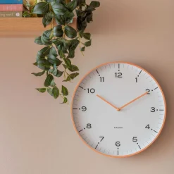 Horloge murale 40 cm Circus Rings (Orange)