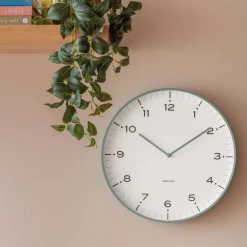 Horloge murale 40 cm Circus Rings (Turquoise)