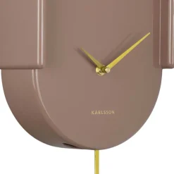 Horloge murale en ABS Tweet (Marron)