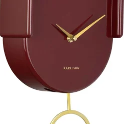 Horloge murale en ABS Tweet (Rouge)