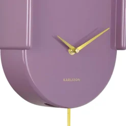 Horloge murale en ABS Tweet (Violet)