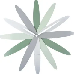Horloge murale en métal Bloom (Vert)
