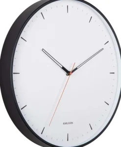 Horloge murale en métal Calm (Noir)