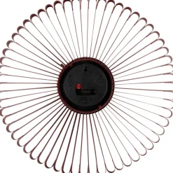 Horloge murale en métal Cascara (Rouge)