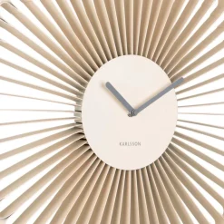 Horloge murale en métal Cascara (Blanc)