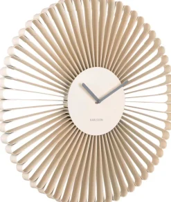 Horloge murale en métal Cascara (Blanc)