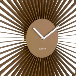 Horloge murale en métal Cascara (Marron)