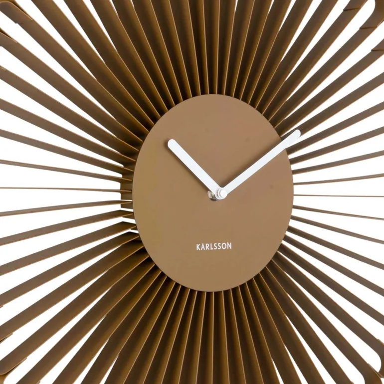 Horloge murale en métal Cascara (Marron)