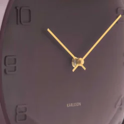 Horloge murale en métal Fuerte Dome (Marron)