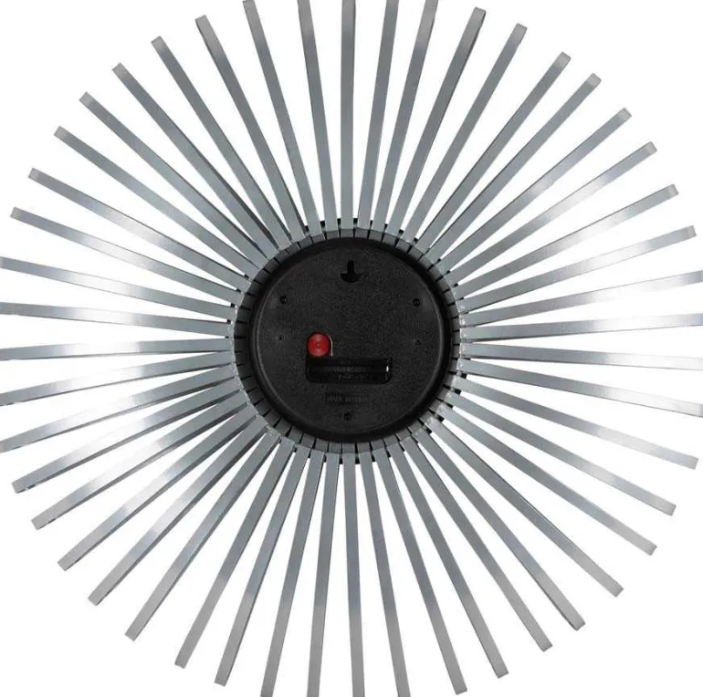Horloge murale en métal Polo (Gris)