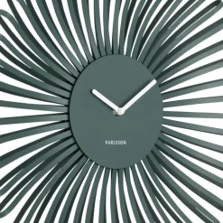 Horloge murale en métal Polo (Vert)