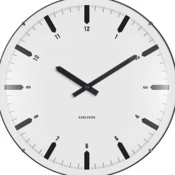 Horloge murale en polypropylène Realista Dome (Blanc)