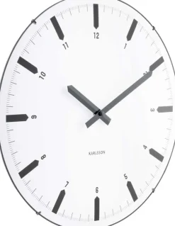 Horloge murale en polypropylène Realista Dome (Blanc)