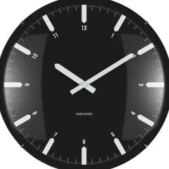 Horloge murale en polypropylène Realista Dome (Noir)