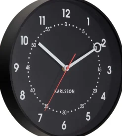 Horloge murale en résine Fresco (Noir)