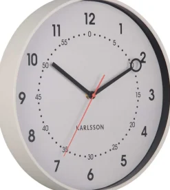Horloge murale en résine Fresco (Gris foncé)