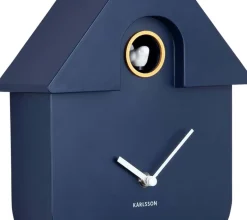 Horloge murale moderne Cuckoo (Bleu foncé)