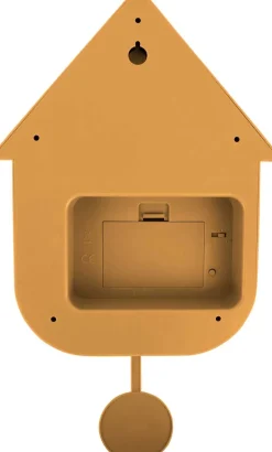 Horloge murale moderne Cuckoo (Ocre jaune)