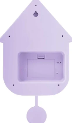 Horloge murale moderne Cuckoo (Violet clair)
