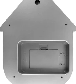 Horloge murale moderne Cuckoo (Argent métalique)