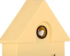 Horloge murale moderne Cuckoo (Jaune clair)