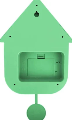 Horloge murale moderne Cuckoo (Vert vif)