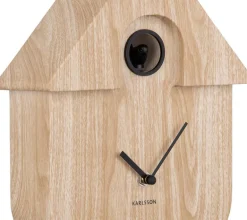 Horloge murale moderne Cuckoo (Bois clair )