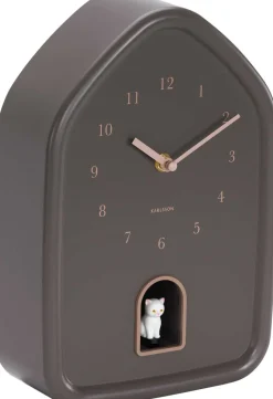 Horloge murale Modern Kitty (Marron)