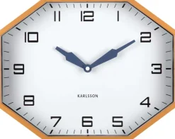 Horloge murale octogonale en résine Factory (Jaune)