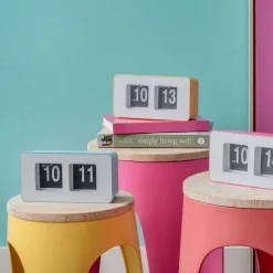 Horloge murale ou à poser Funky Flip (Turquoise)